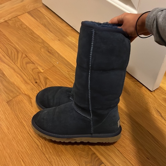 Navy Blue UGG Boots Tall - Picture 9 of 9